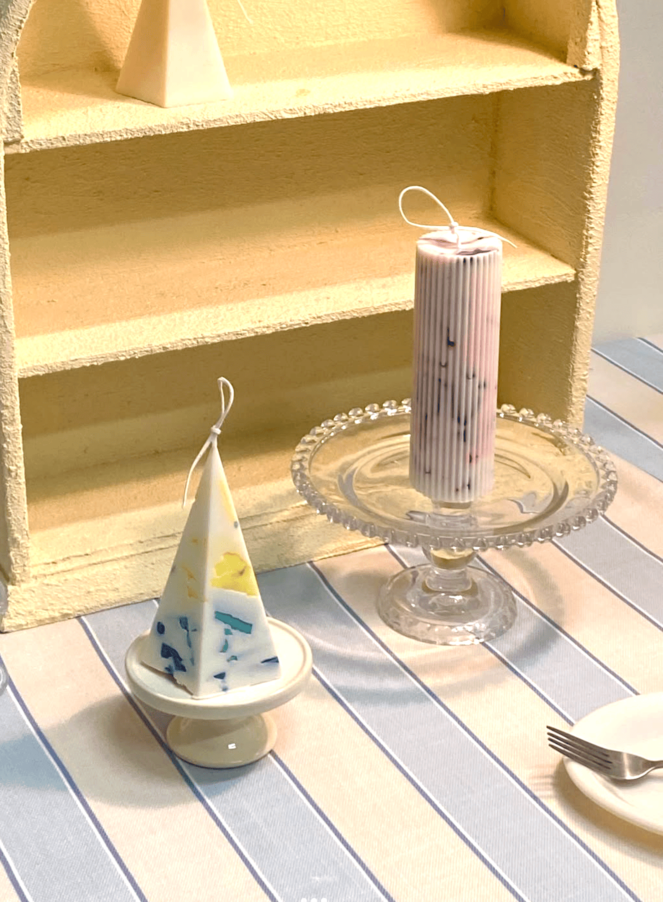 Terrazzo Chunk Candle 2